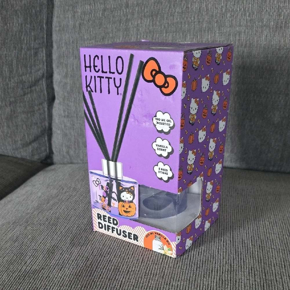 Hello‎ Kitty Halloween Reed Diffuser, Vanilla Scent, New